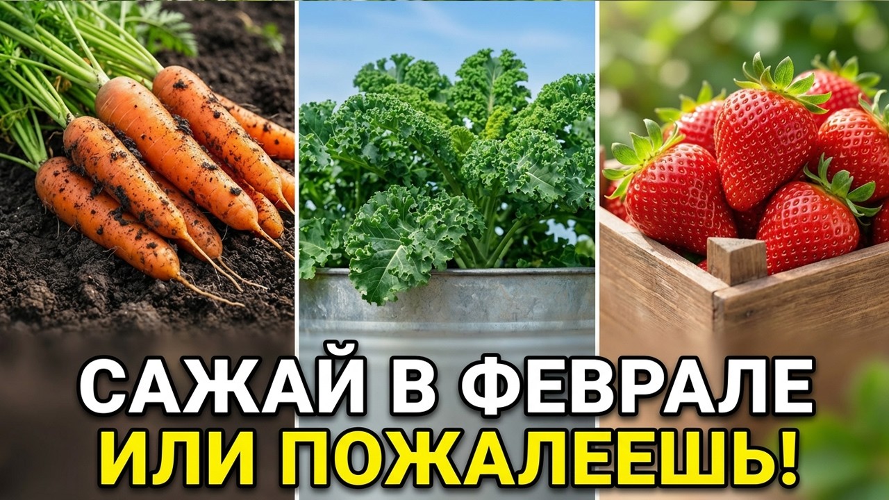 25 культур, которые НУЖНО посадить в феврале, иначе будете жалеть весь год