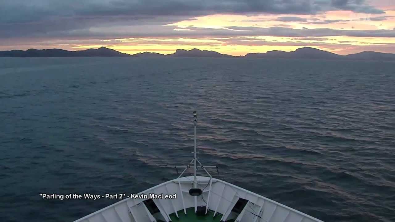 Hurtigruten - timelapse: Bergen - Kirkenes [1000x speed]
