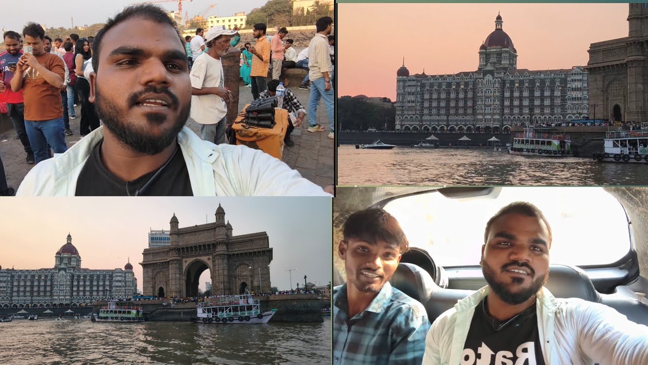 मुंबई ताज होटल समुद्र के अंदर खूबसूरत नजारा देखने को मिला 🤔#new #vlog #travel #viral #mumbai #video 
