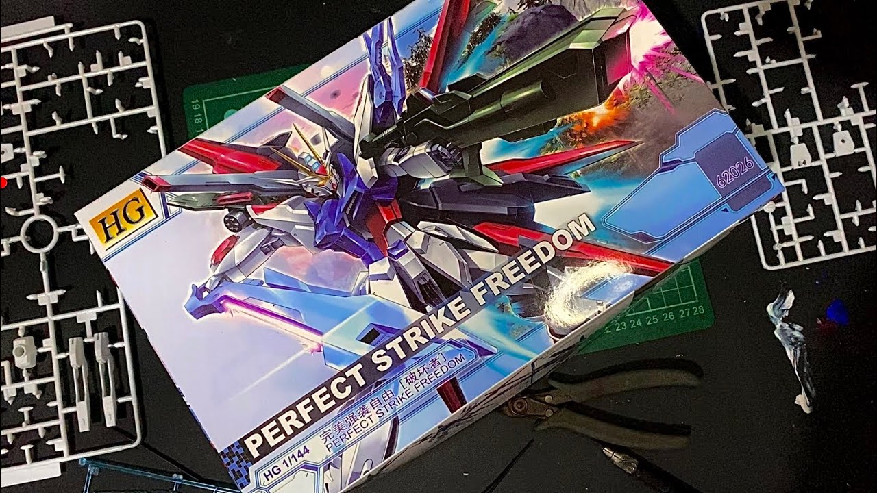 Let’s OpenBox & Buil it !!! HG Perfect Strike Freedom but bootleg