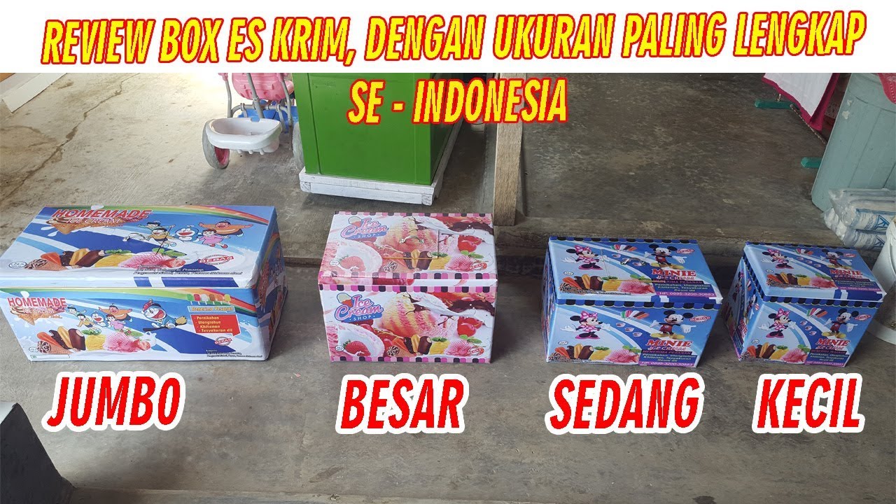 REVIEW BOX ES KRIM TERMURAH DAN TERLENGKAP DI INDONESIA