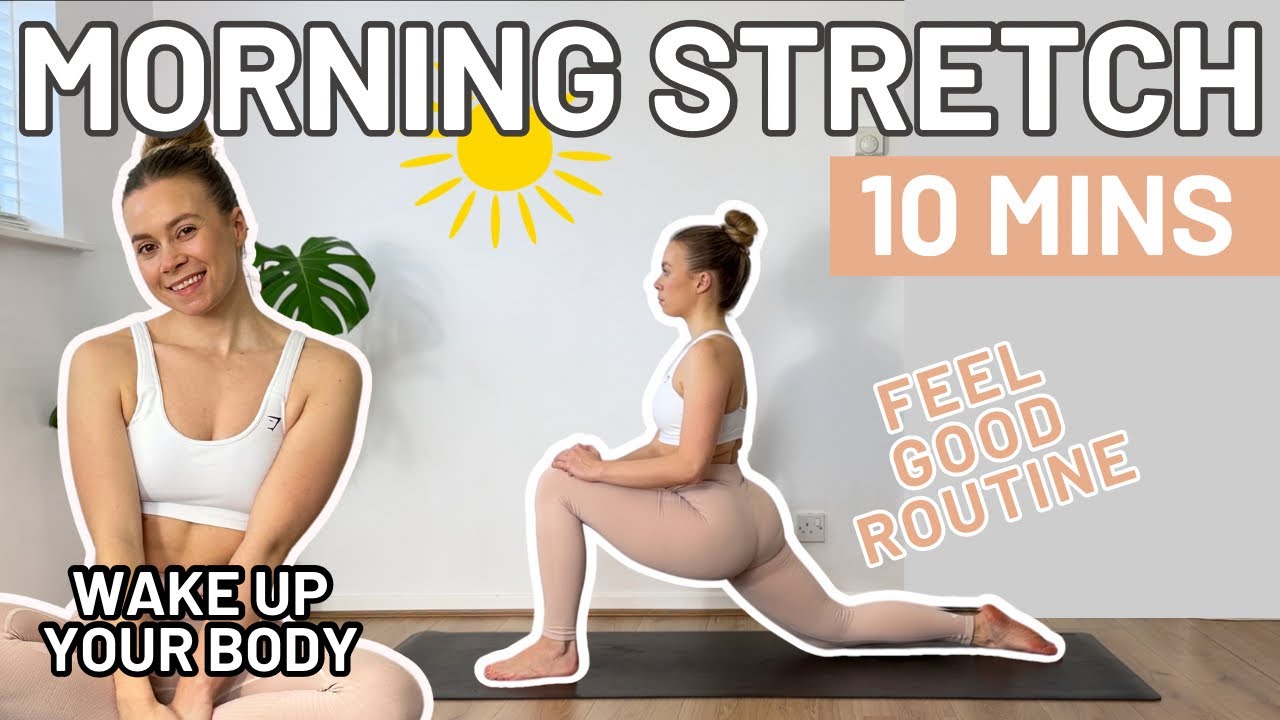 10 MIN MORNING STRETCH - Feel Good Routine to Wake Up Your Body! 🧘🏻‍♀️