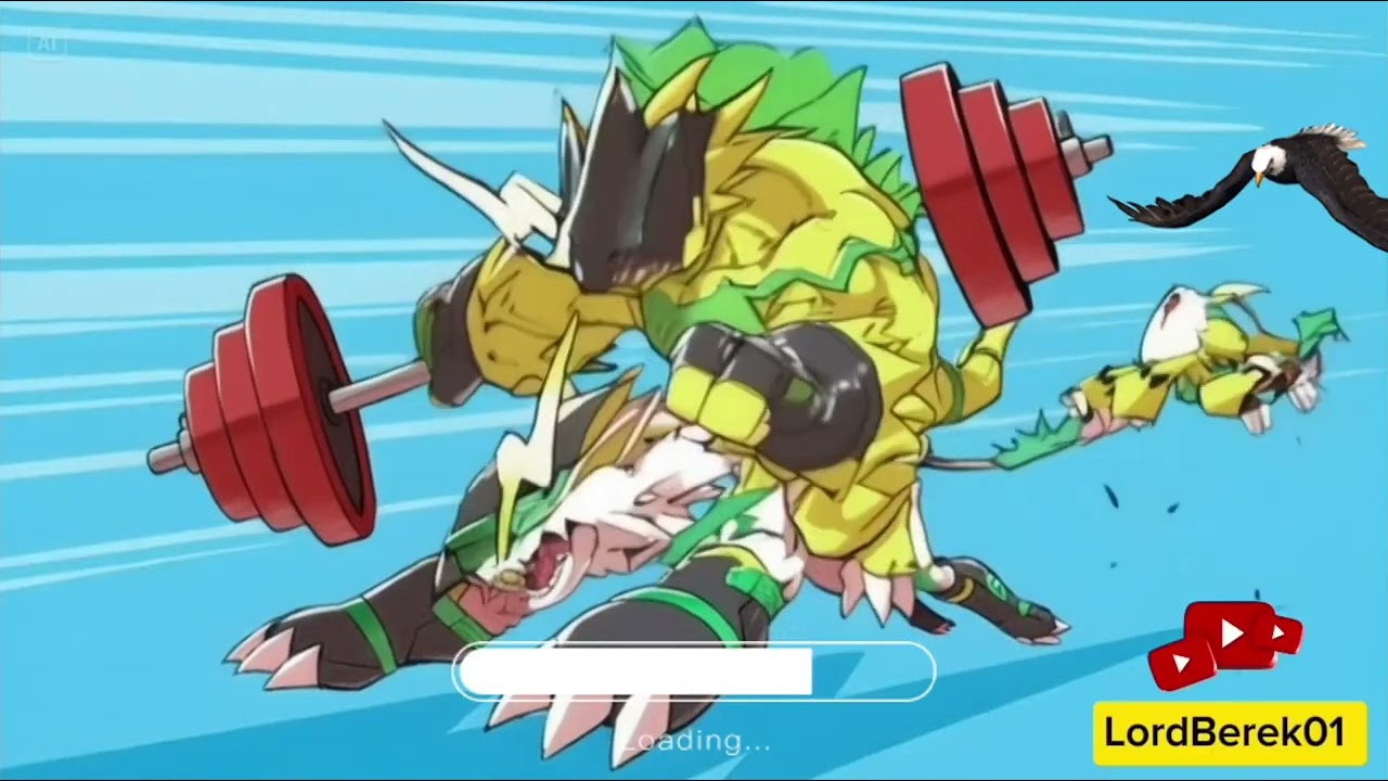 Bulkmon Runnermon and pulsemon funny moments #digimon #vitalbracelet