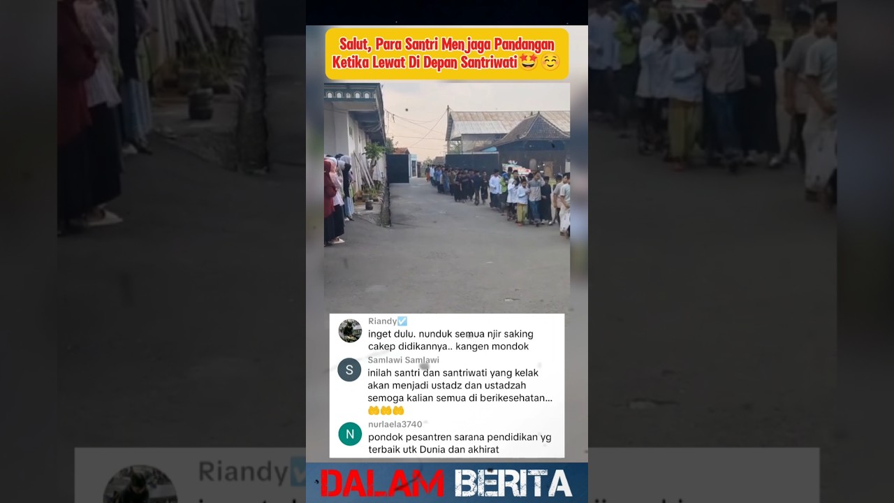 Salut Dengan Akhlak Para Santri Di Pondok Pesantren 