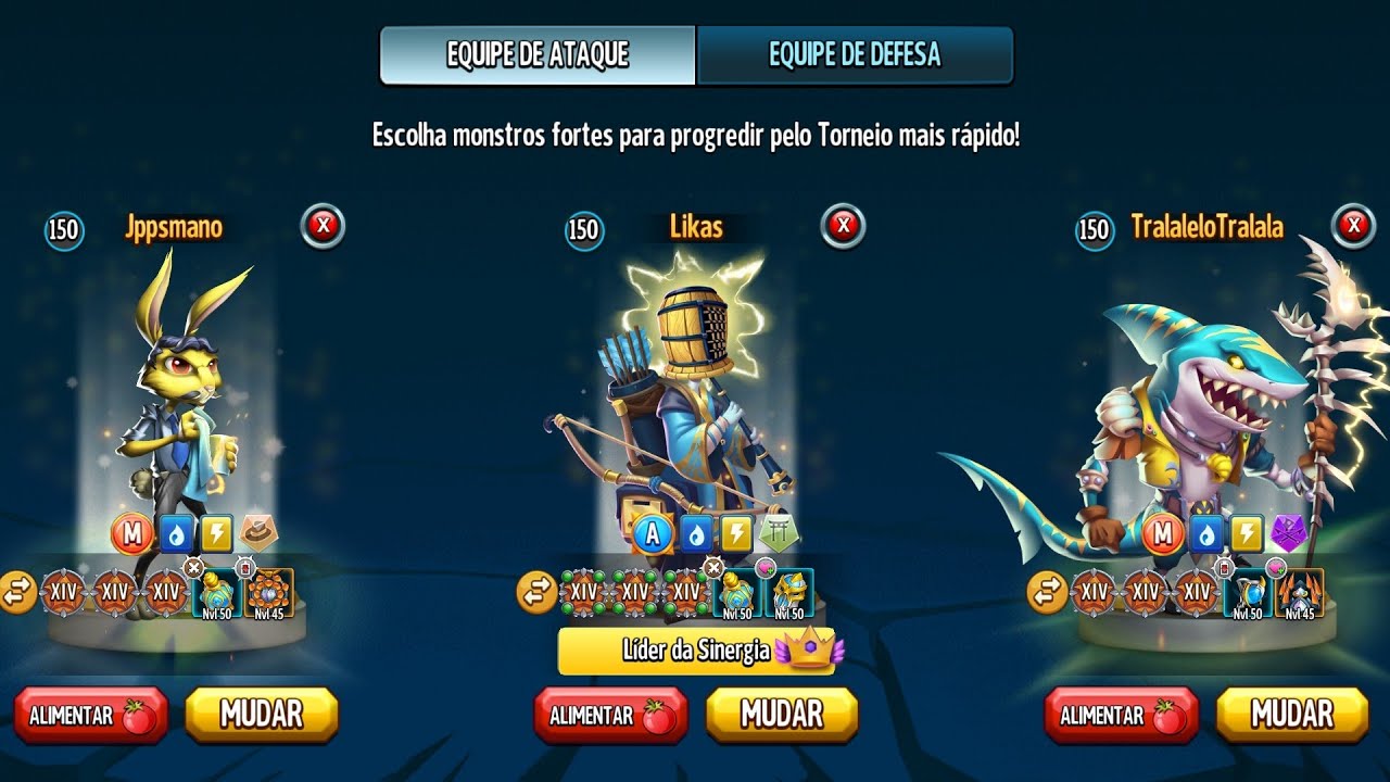 ATACANDO NO PVP USANDO APENAS MONSTROS DO MESMO ELEMENTO!! - MONSTER LEGENDS 