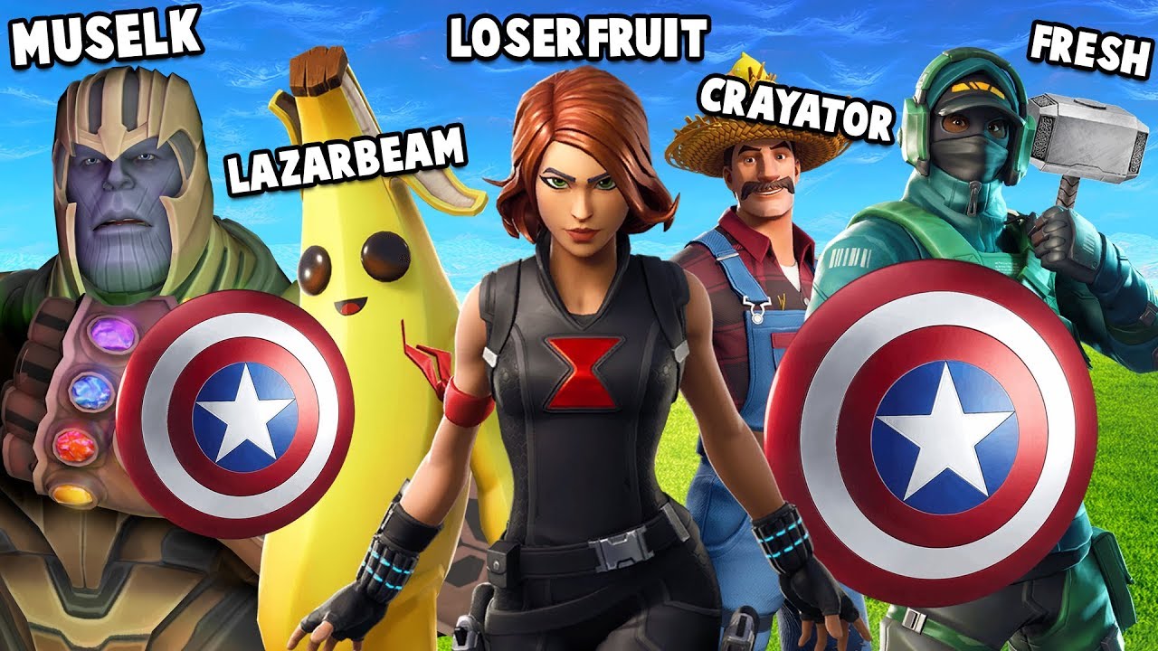 when you do Fortnite update with Youtubers...
