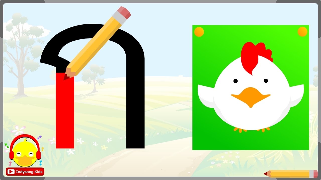 ก ไก่ ฝึกเขียน ฝึกอ่าน ก-ฮ สำหรับเด็กอนุบาล 🐓 Learn Thai Alphabet ก เอ๋ย ก ไก่ #กไก่indysong