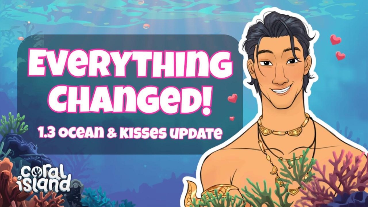 Coral Island 1.3 Update - Everything New in Ocean & Kisses!
