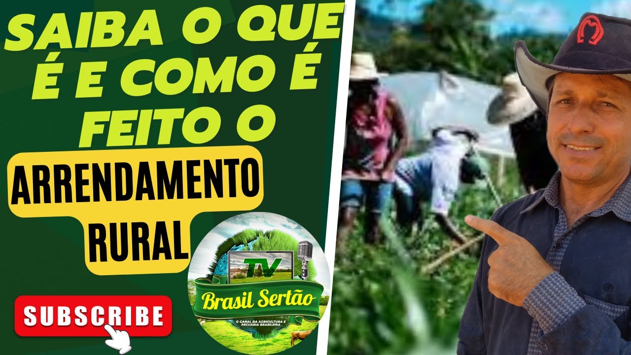SAIBA O QUE &Eacute; E COMO &Eacute; FEITO O ARRENDAMENTO RURAL