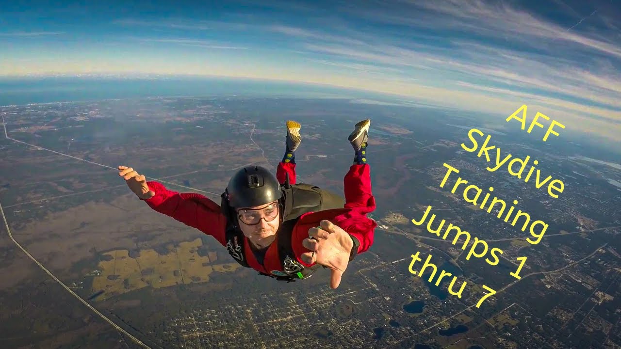 AFF Skydiving Complete Course 2020 (One Failed Level) 8 Jumps