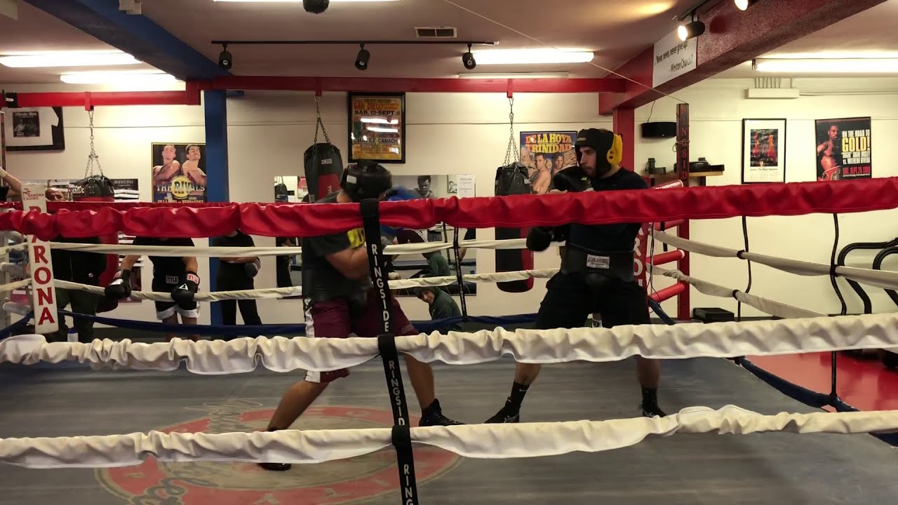 2018 CYAC Battle of the Badges Sparring Ashford VS Chavez 1-3