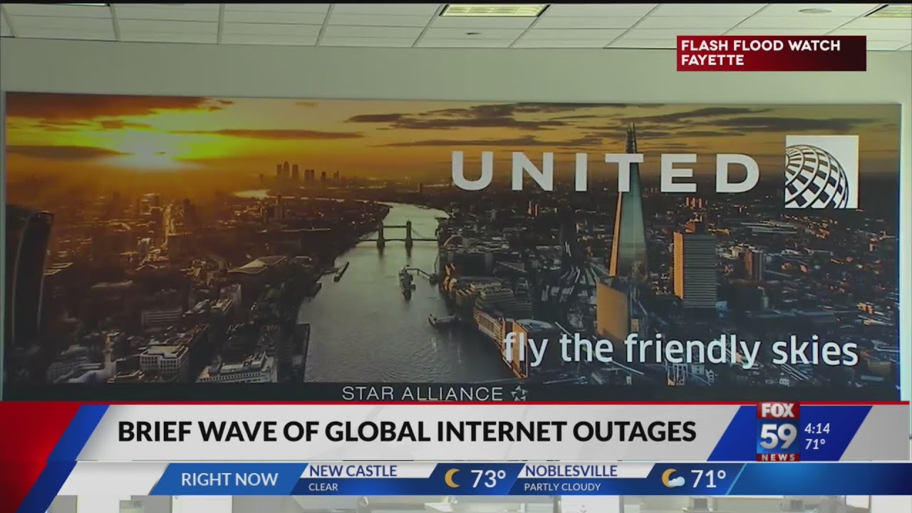 Another wave of brief global internet outages