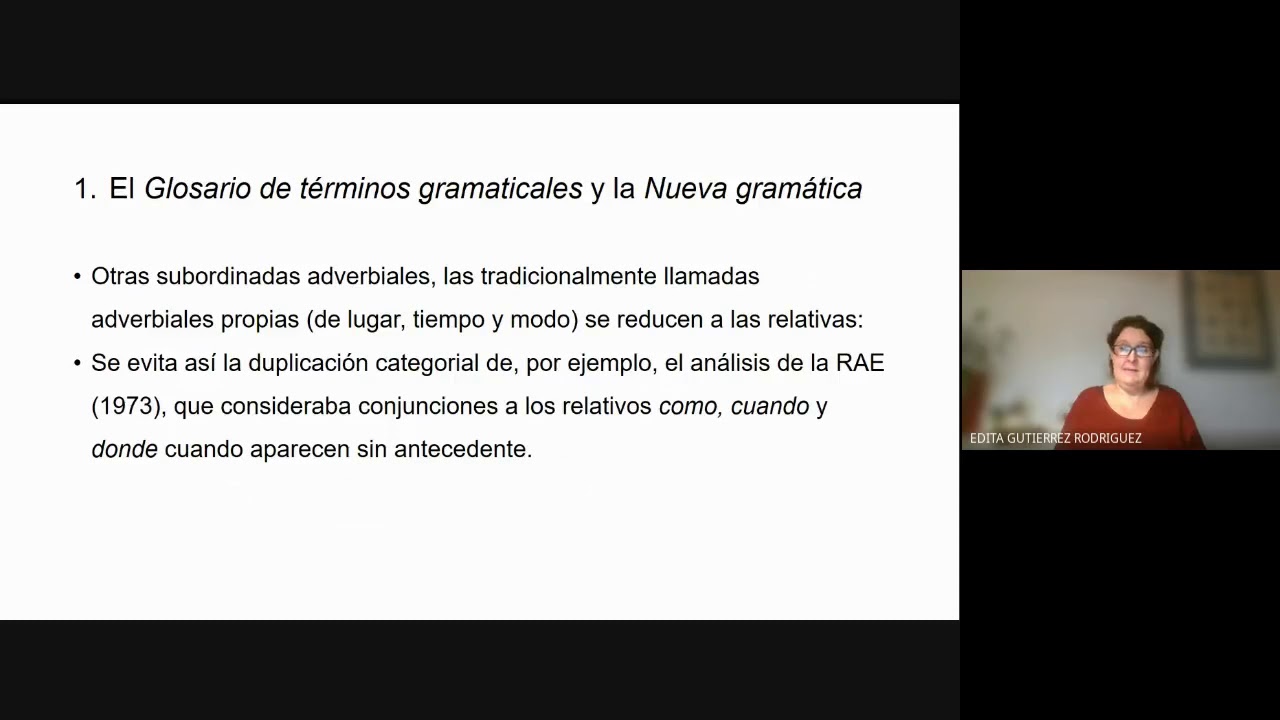 Glosario de términos gramaticales