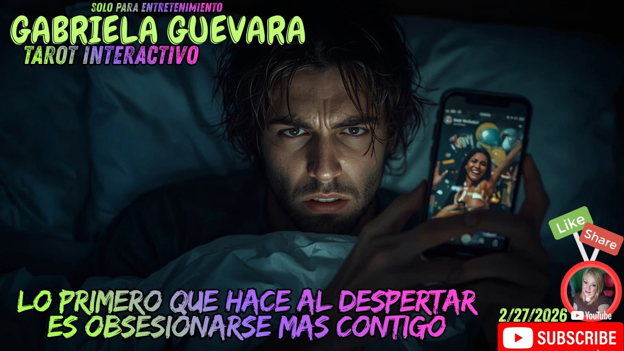 Lo primero que hace al despertar es obsesionarse mas contigo #tarot