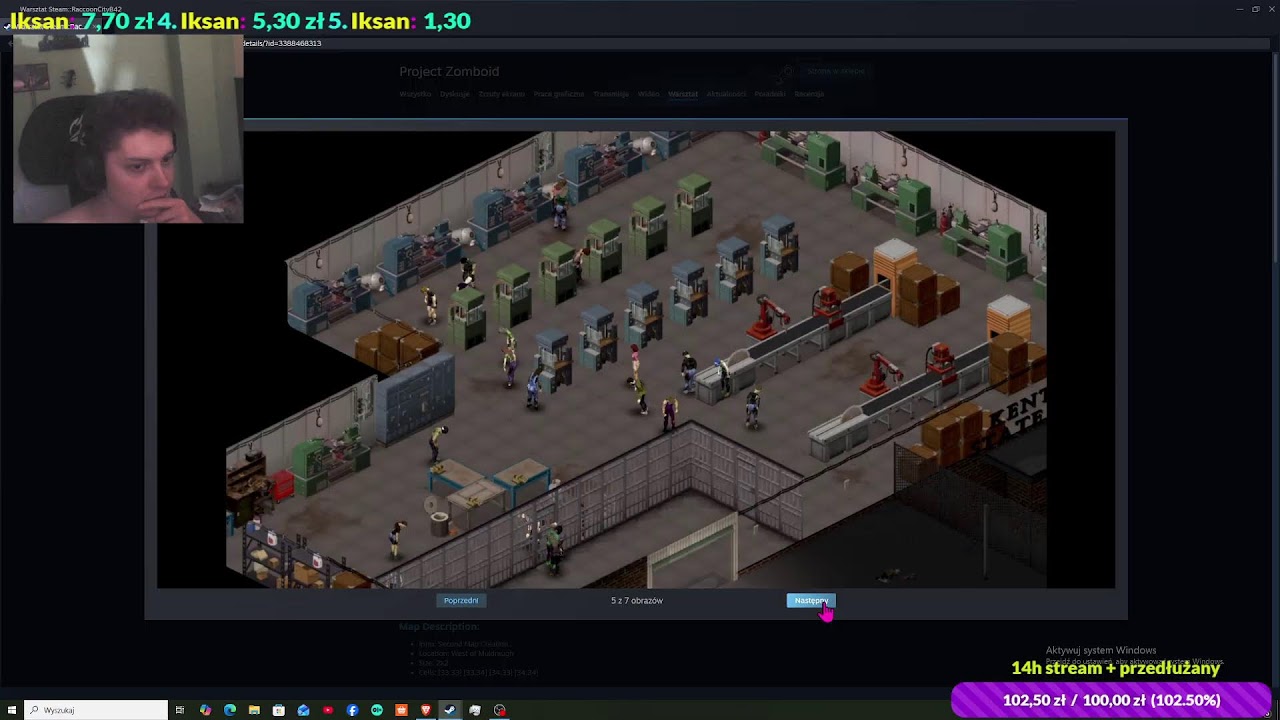 Pogadanki - patrzenie, tworzenie paczki mod&oacute;w pod project zomboid#live #livestream #project