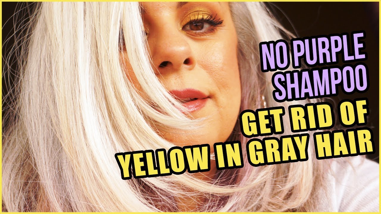 Get Rid of Yellowing of Gray Hair | Maryam Remias