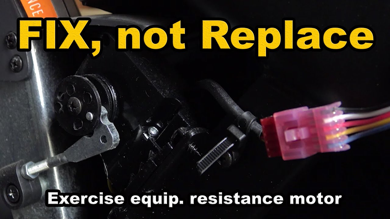 Exercise equipment resistance motor FIX instead of replace s15i, s22i nordictrack