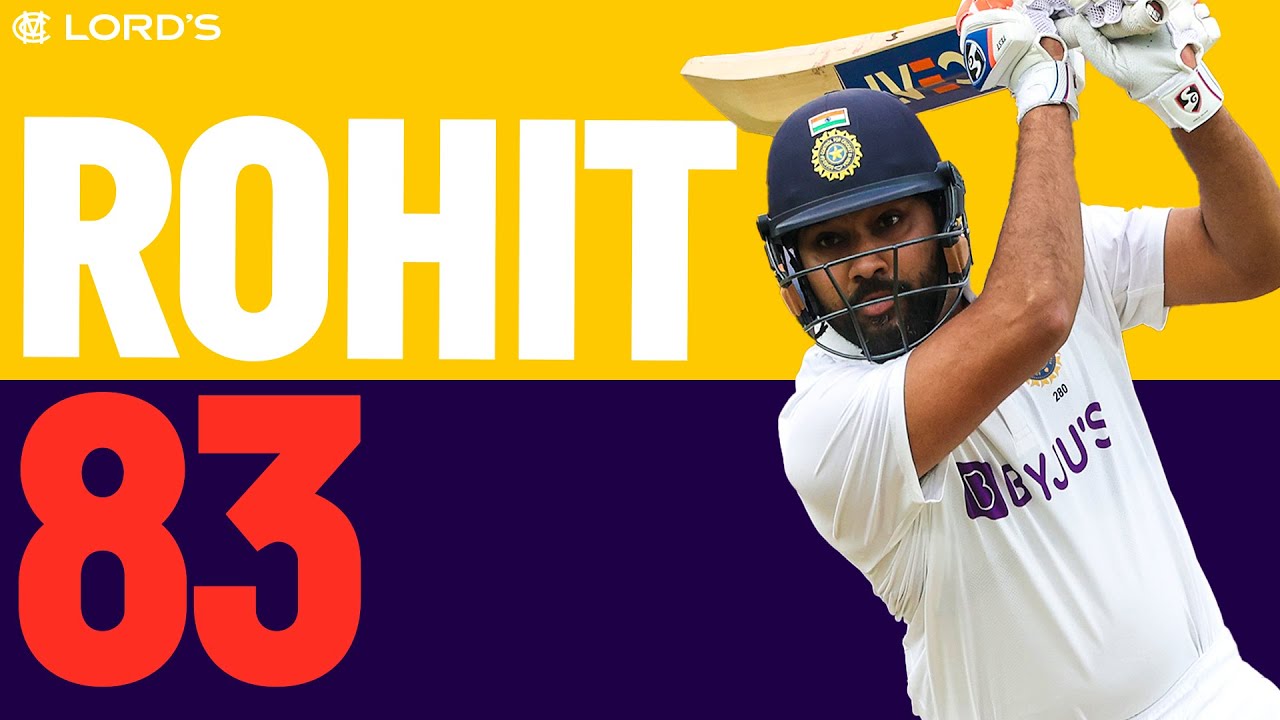 👏 Чистый момент! | 🏏 Рохит Шарма набирает 83 очка, обеспечивая победу | Англия против Индии 2021 ...