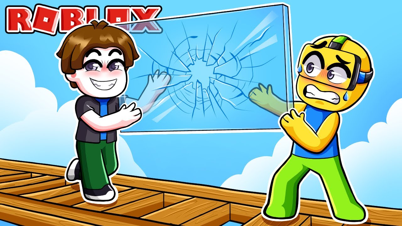 Cousin Bacon and Jehx try not to break a glass in a Roblox obby