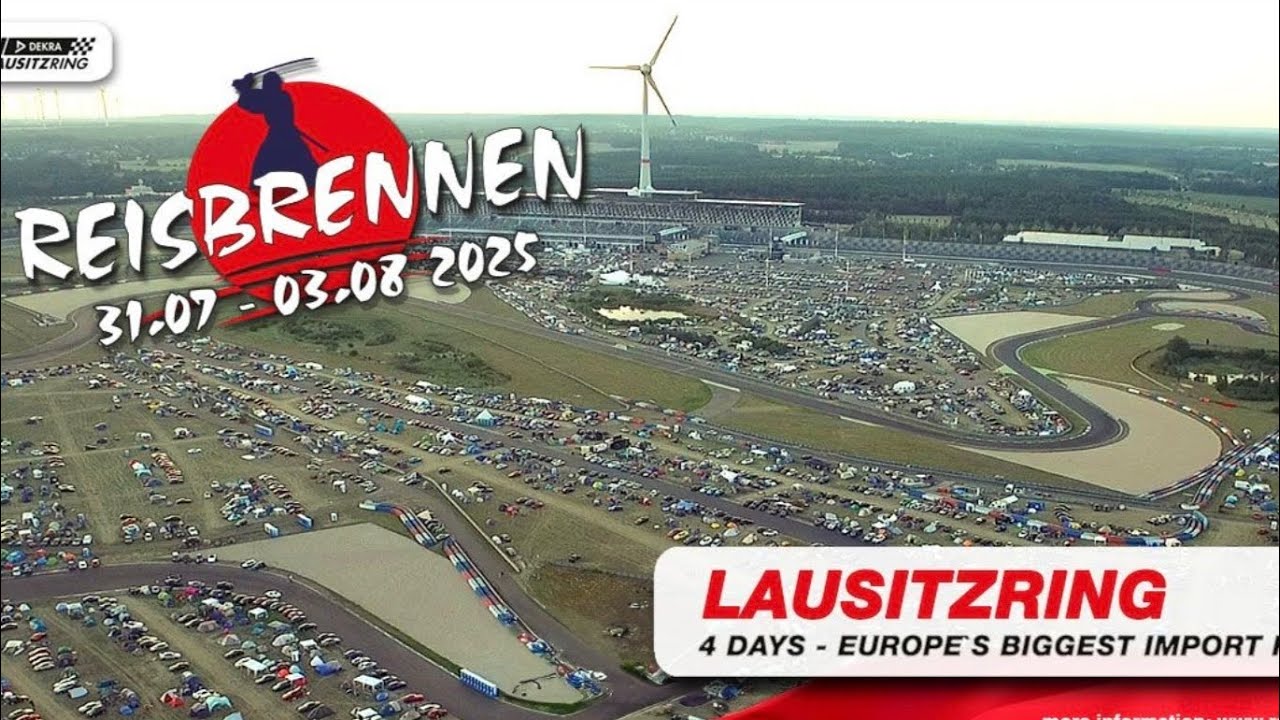 Reisbrennen 2025 JDM Meet Europe Biggest Import Festival Drift 2step Nissan Toyota Honda Mazda Turbo