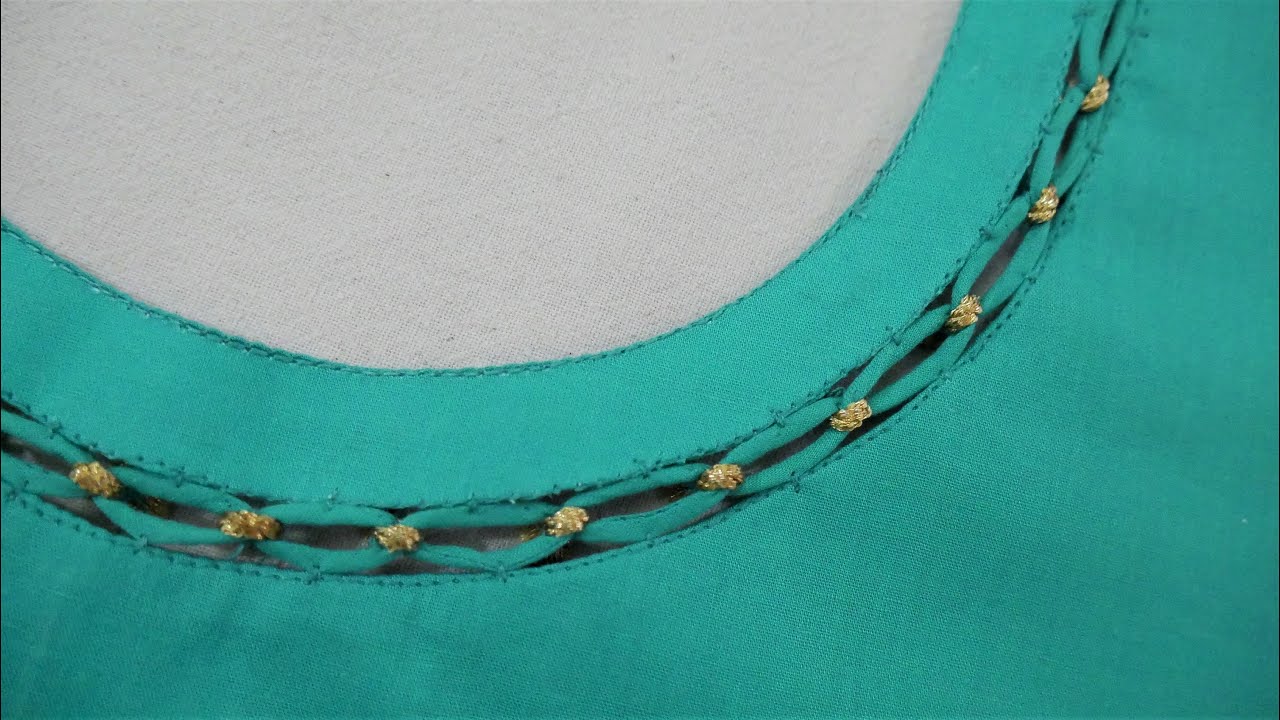So Creative And Stylish Neck Design Cutting And Stitching