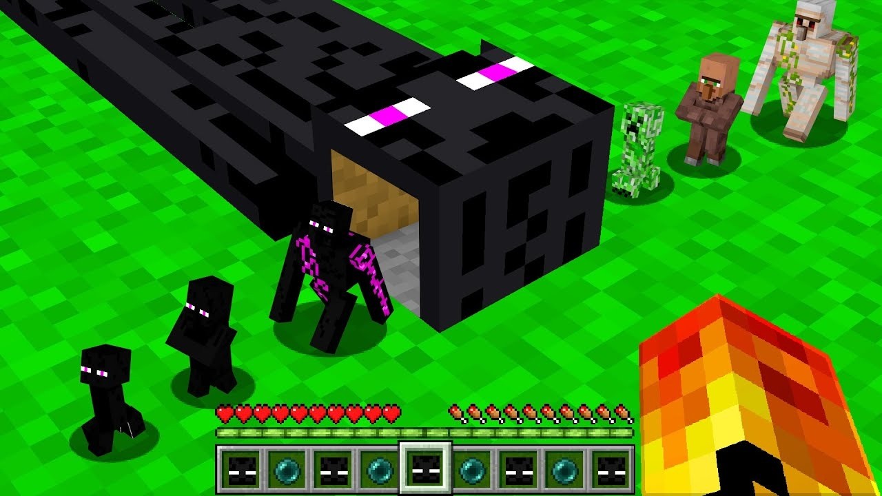 TUDO VIROU ENDERMAN NO MINECRAFT