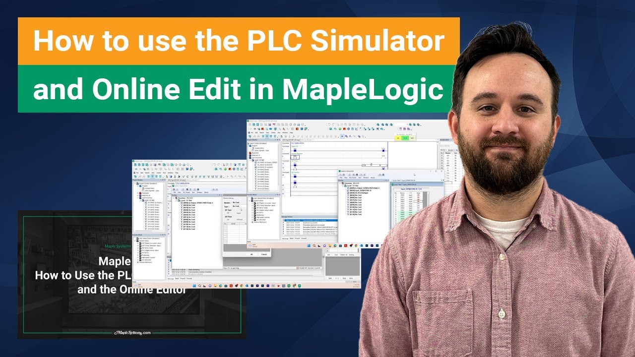 How to Use the PLC Online Simulator and the Online Editor