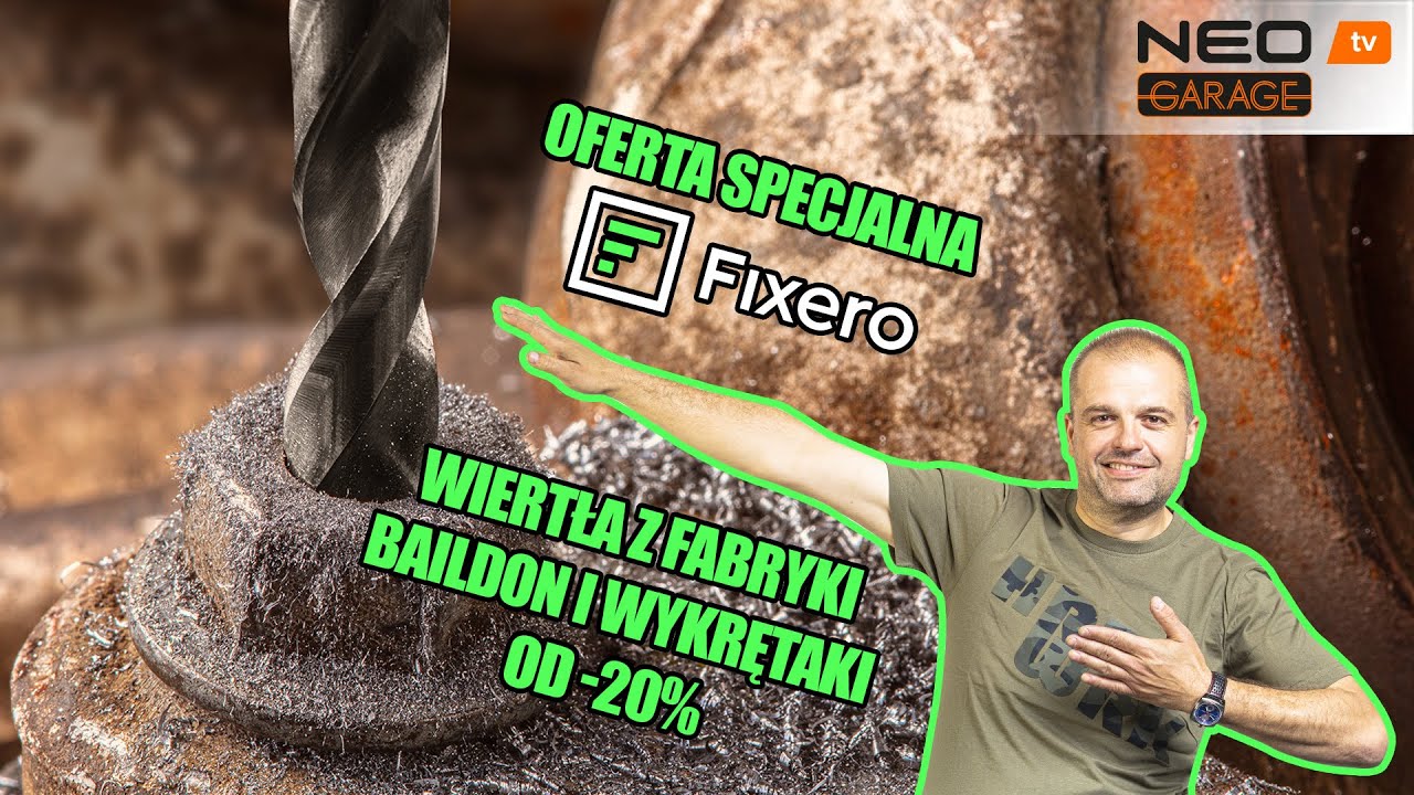 Oferta specjalna od NEO GARAGE - Wiertła specjalistyczne i wykrętaki do zapieczonych śrub - 20%
