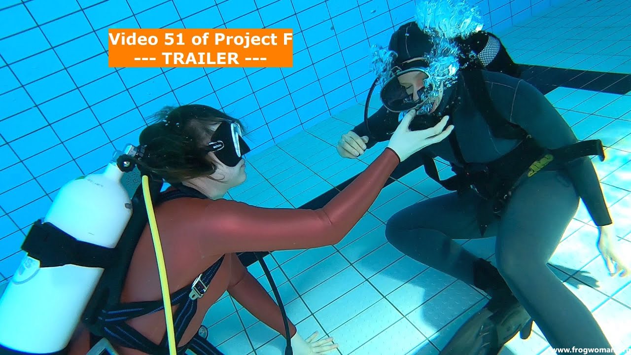 Who can breathe? - Trailer – Frogwomen Lucy and Rachel [Video 51 of Project F]