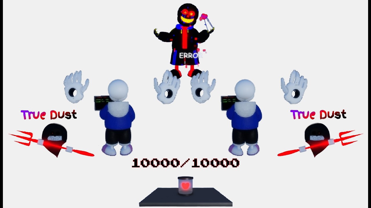 Sans Funny Boss Rush Error Sans Duo'd with Call of The Void No Soul Damage