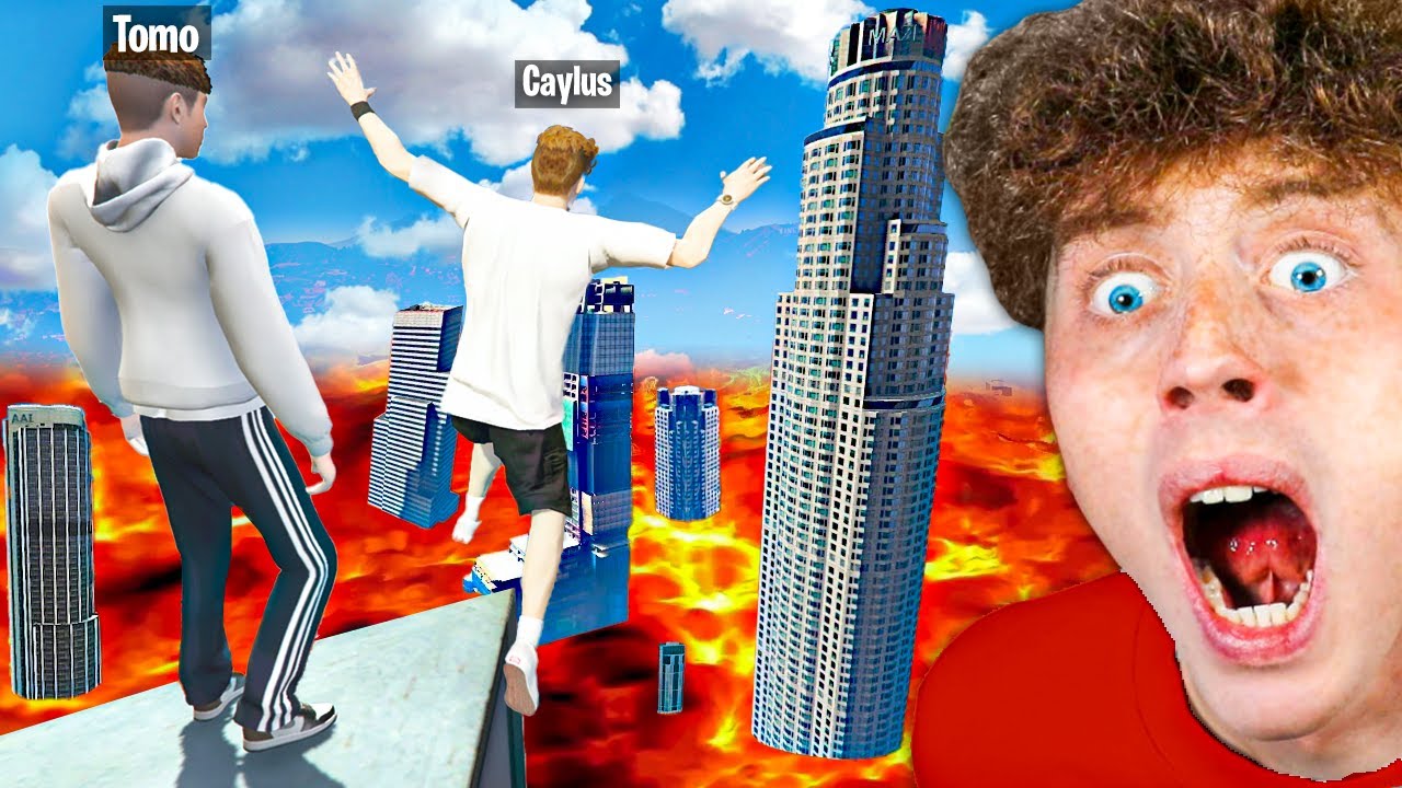 The FLOOR IS LAVA In GTA 5 RP..