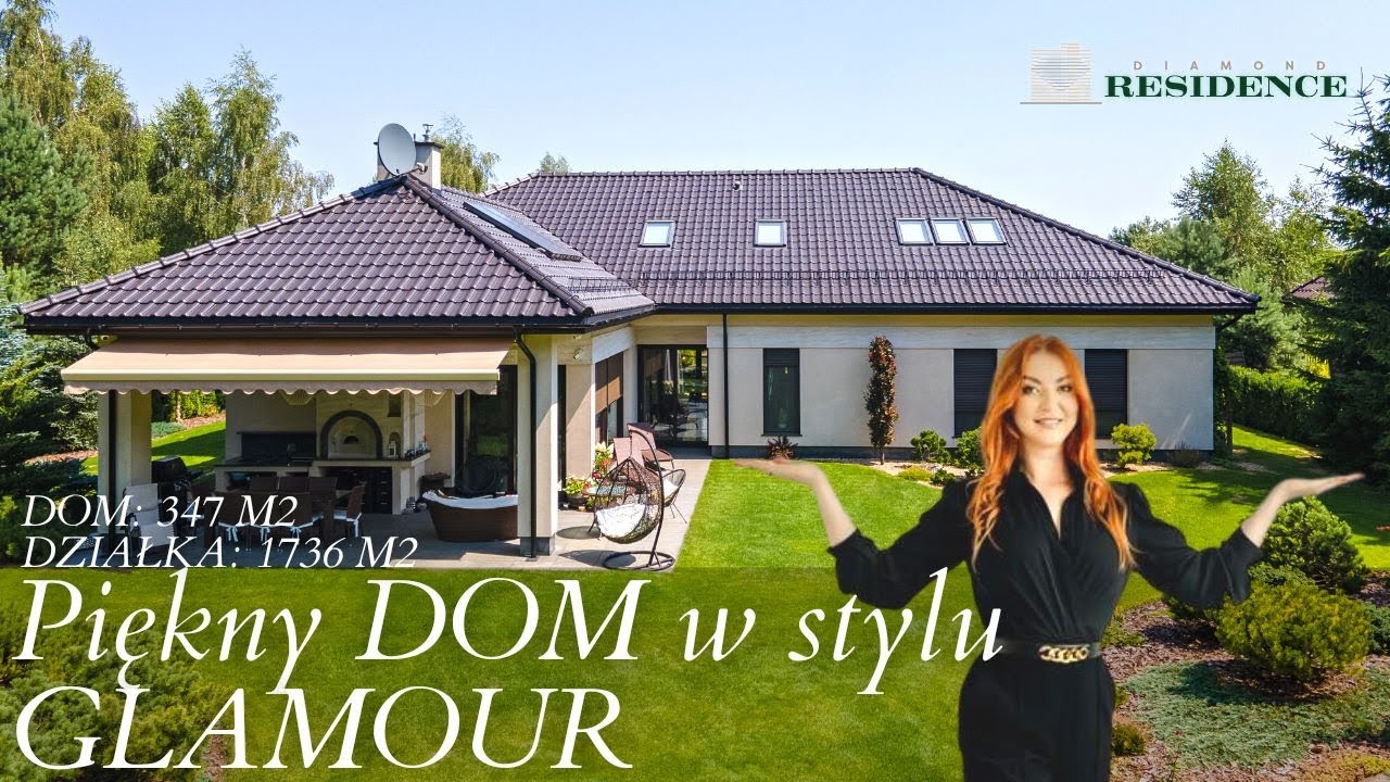 Piękny DOM w stylu GLAMOUR | 347 m²