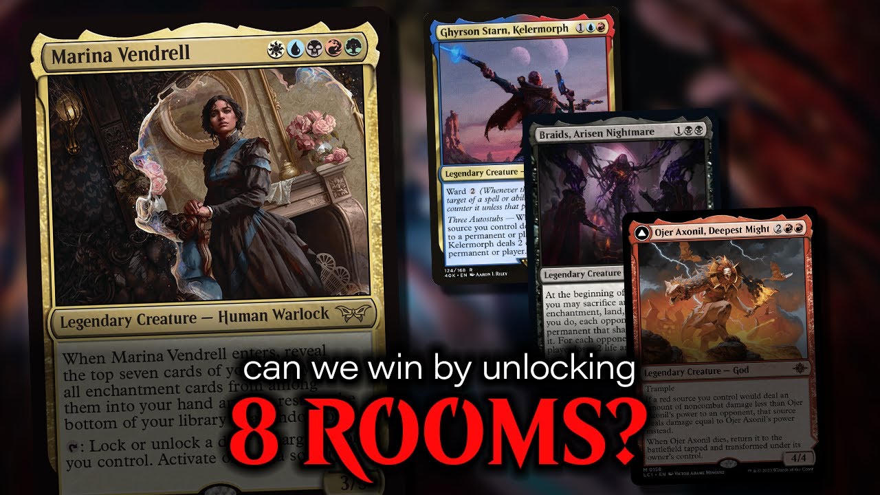Marina Vendrell Gameplay | vs Ghyrson Starn vs Braids vs Axonil | EDH MTG Duskmourn