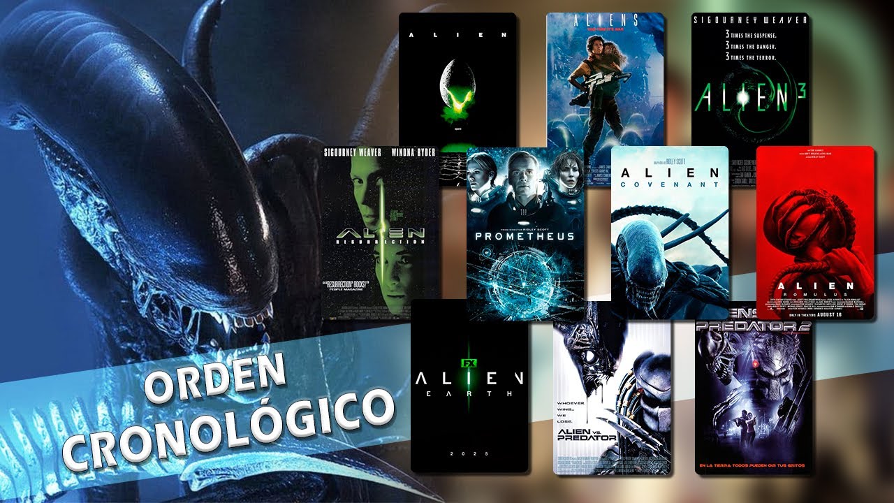 ORDEN CRONOL&Oacute;GICO PARA VER LA SAGA DE ALIEN (Saga Principal + Precuelas + Serie de 2025)