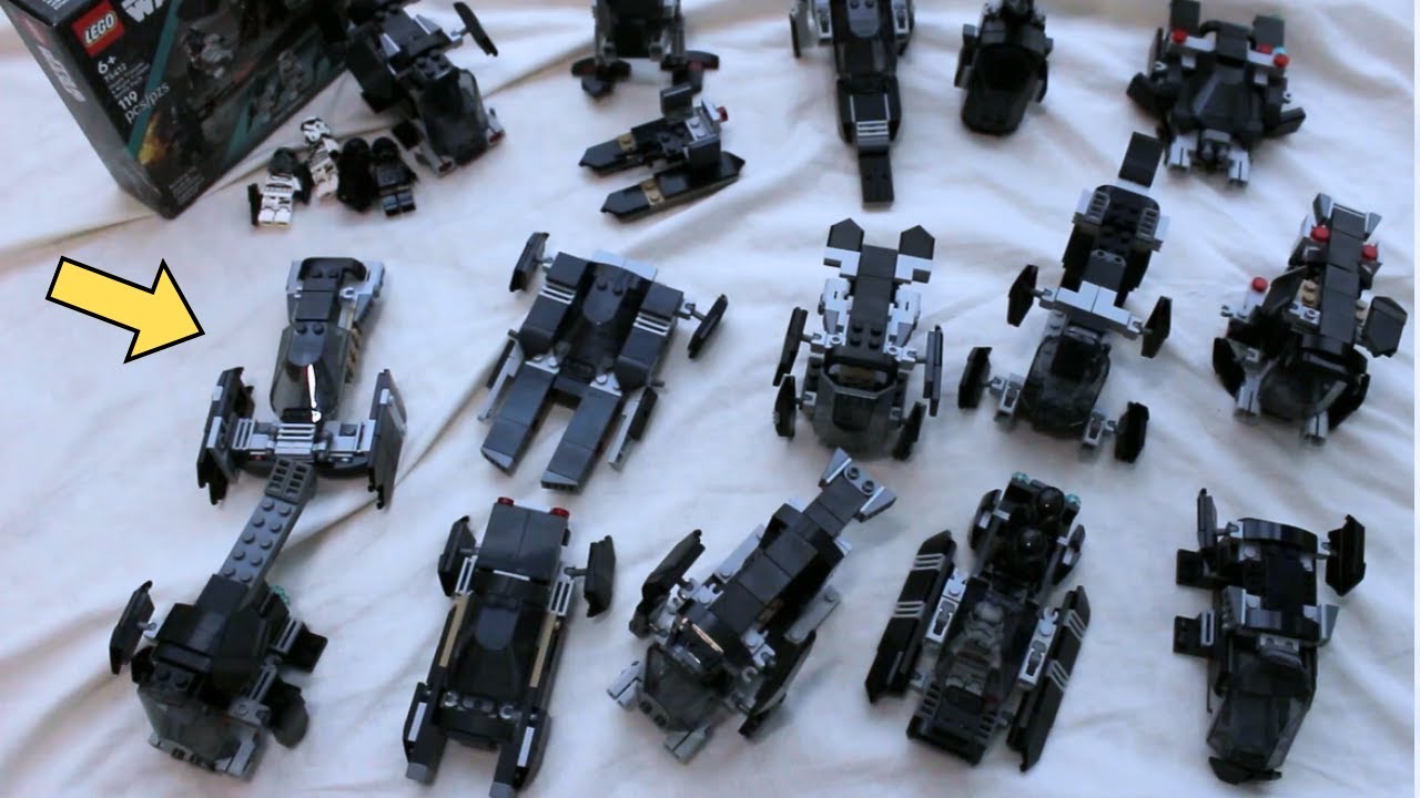 26 АЛЬТЕРНАТИВНЫХ СБОРОК для LEGO Star Wars Death Trooper и Night Trooper Battle Pack 75412 | ЧАС...
