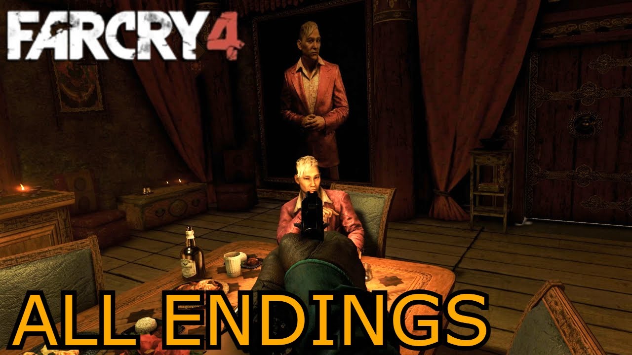 Far Cry 4 All Endings Good/Bad, Amita & Sabal Secret, Alternate Endings