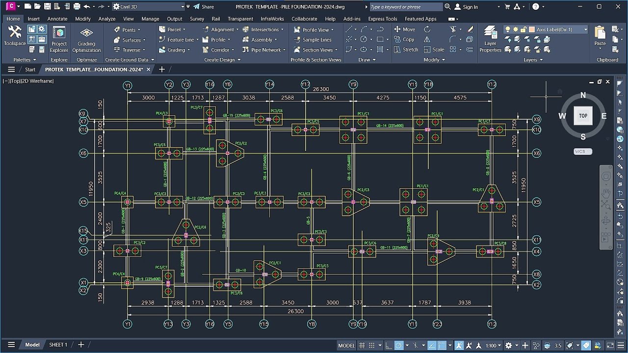 Protek Company  Detailing Template Updated and How to Use for Details drawing Works