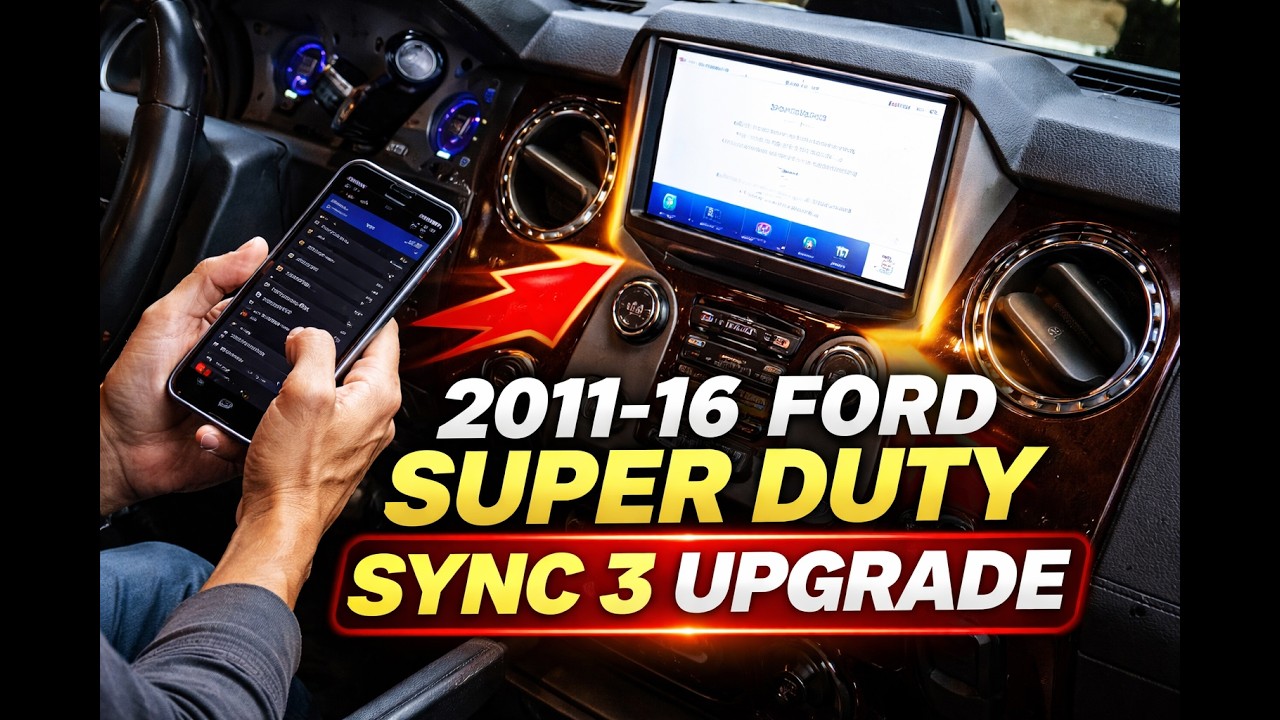 2011-2016 Ford Super Duty Sync 3 Upgrade Install