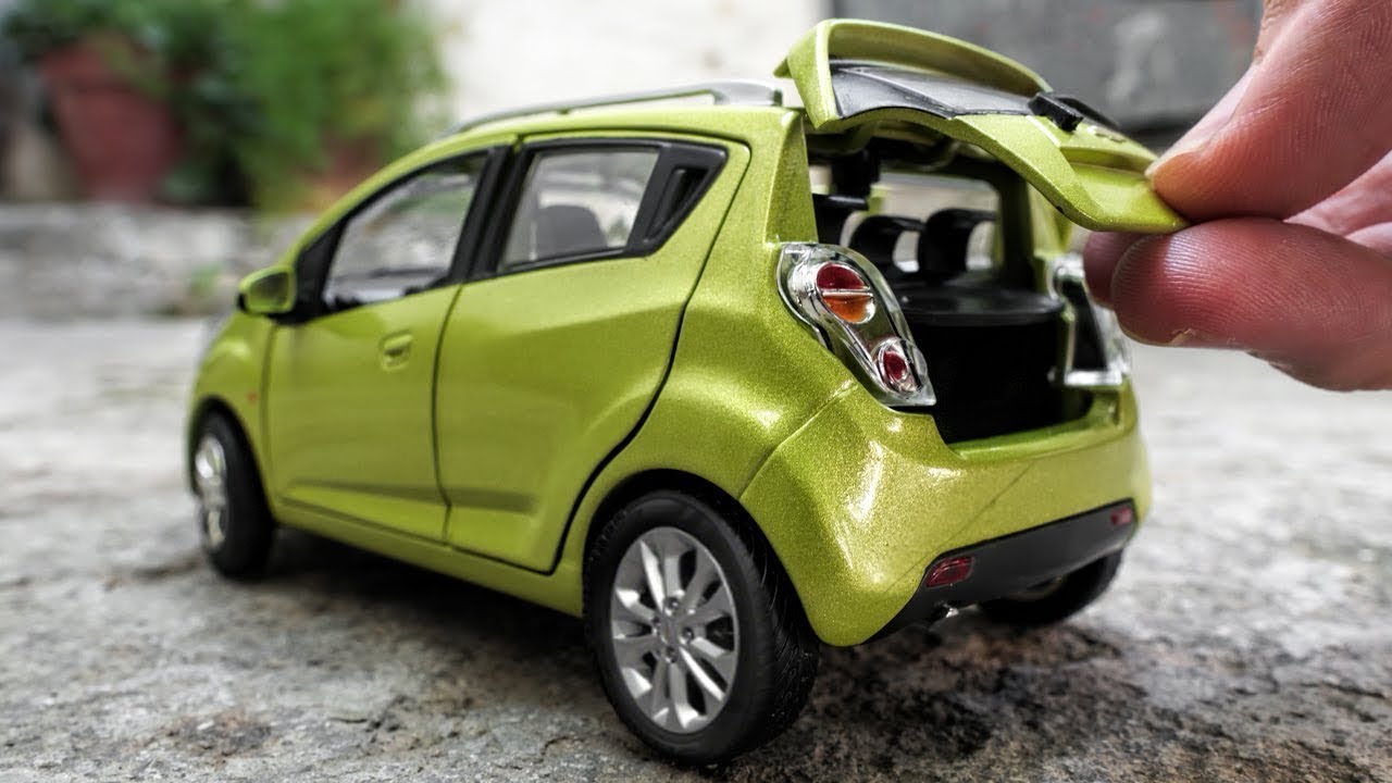 Unboxing of Chevrolet Spark - Diecast Model Car | Adult Hobbies