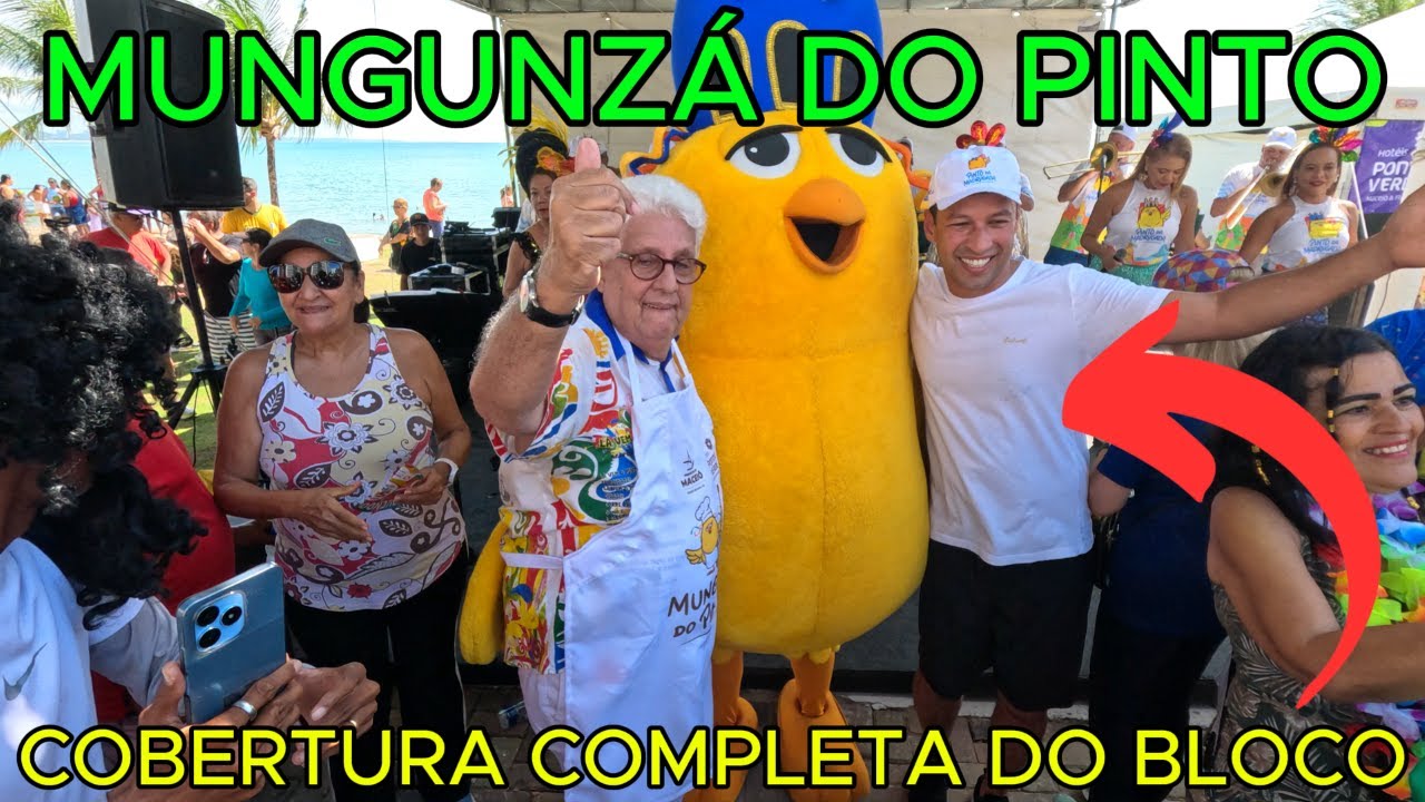 MUNGUNZÁ DO PINTO DA MADRUGADA | COBERTURA COMPLETA DO BLOCO | Carnaval Maceió - AL | 4K UHD