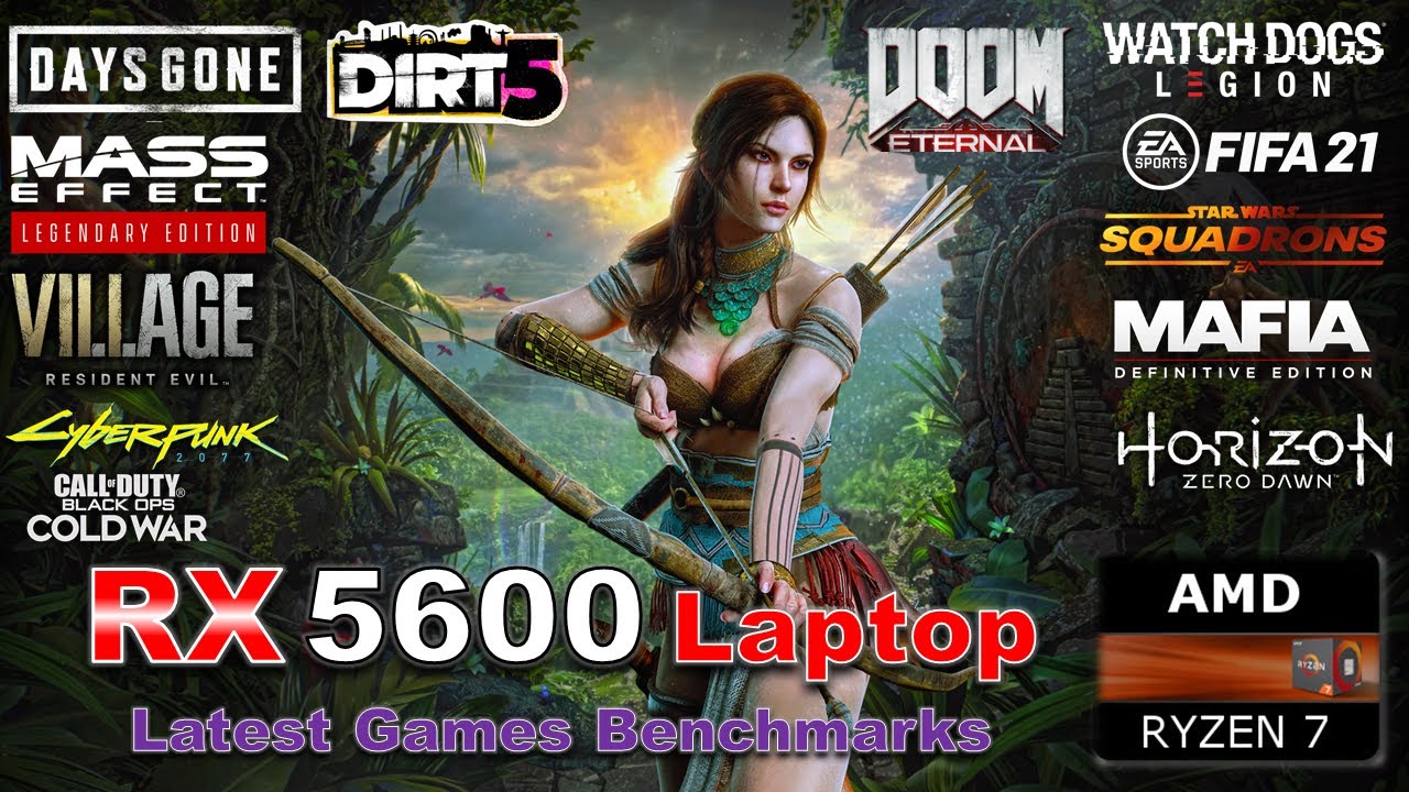 RX 5600 Laptop Benchmarks | RX 5600 Laptop Test in Latest Games