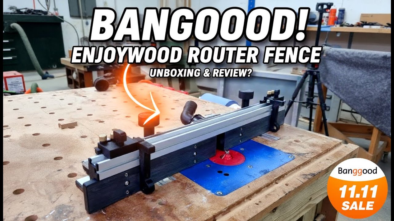 Фрезерный забор Enjoywood от Banggood: стоит ли своих денег? (РАСПАКОВКА)