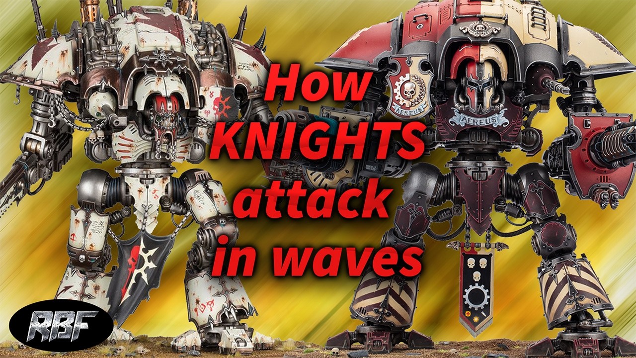 Как рыцари атакуют волнами #warhammer40k #imperialknights #chaosknights