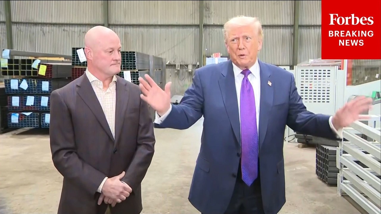 President Trump Tours Steel Factory, Warns Of Dangers Of SCOTUS Overturning His Tariffs