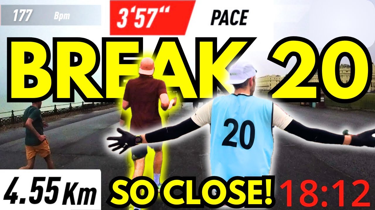 Parkrun: THE BAREST OF MARGINS! CAN HE BEAT THE PACER?!