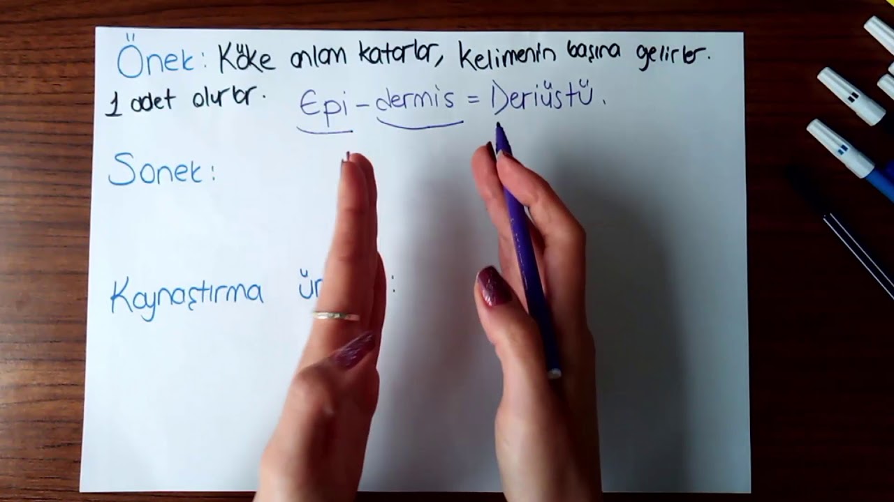 TIBBİ TERMİNOLOJİYE GİRİŞ | terimlerin okunuşu | ön ek | son ek | kök