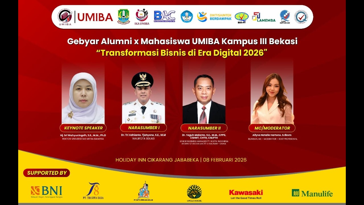 SEMINAR GEBYAR ALUMNI X MAHASISWA UMIBA KAMPUS III BEKASI 