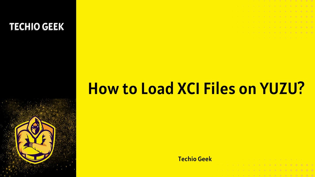 How to Load XCI Files on YUZU?