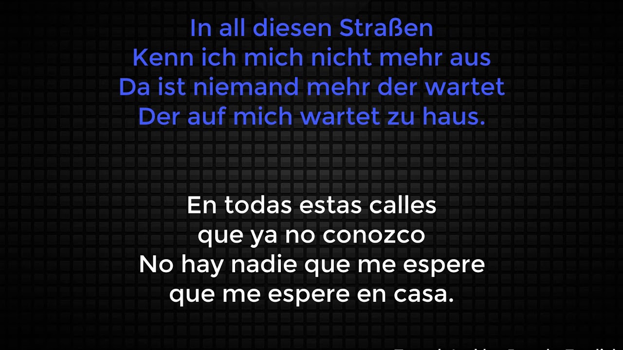 Philipp Poisel - Eiserner Steg - Sub Espa&ntilde;ol / Alem&aacute;n