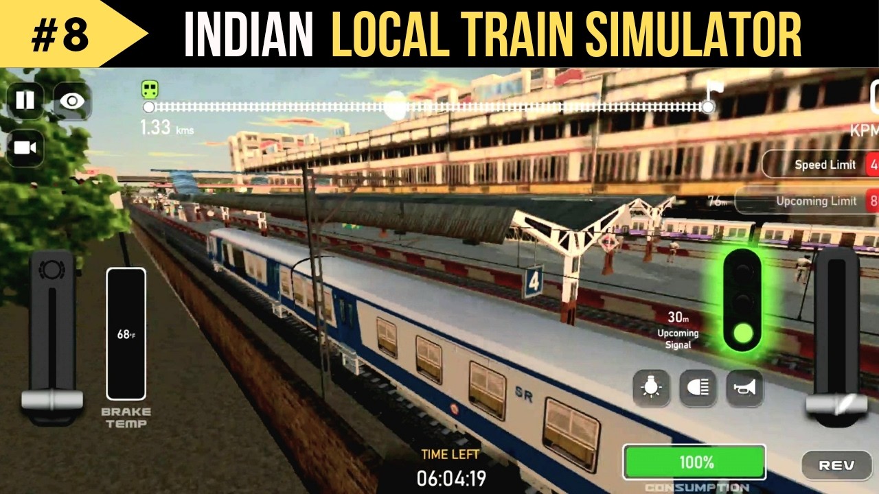 Indian train simulator - train simulator game - android gameplay